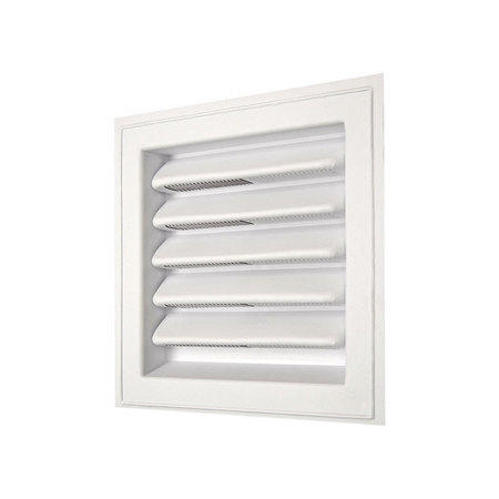 GAF LOUVER WHT PLSTC 12X12"" SL12X12